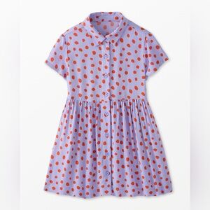 Hanna Andersson Woven Button Front Shirt Dress